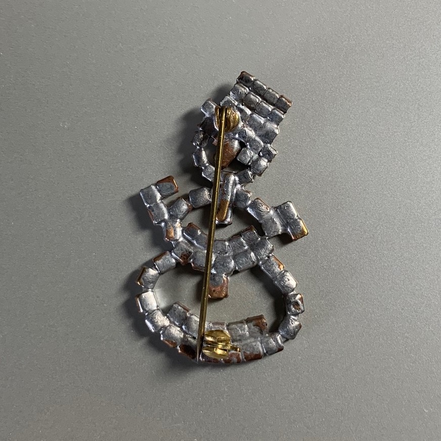 スノーマン ブローチの詳細画像